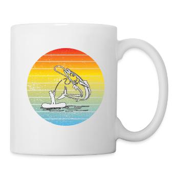 Fishing Fishing Fishing Fishing Fish hooks - Mug - white - Right