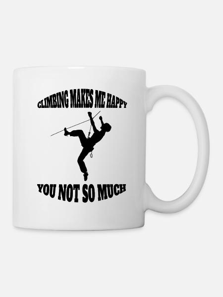 Alpiniste Alpinisme Alpinisme Escalade - Mug blanc - blanc