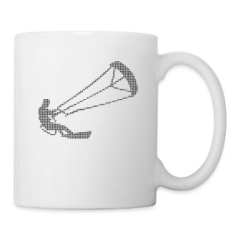 kite surfen - Tasse - Weiß - Rechts