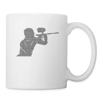 Paintball - Mug blanc - blanc - Droite