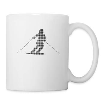 Ski - Mug blanc - blanc - Droite