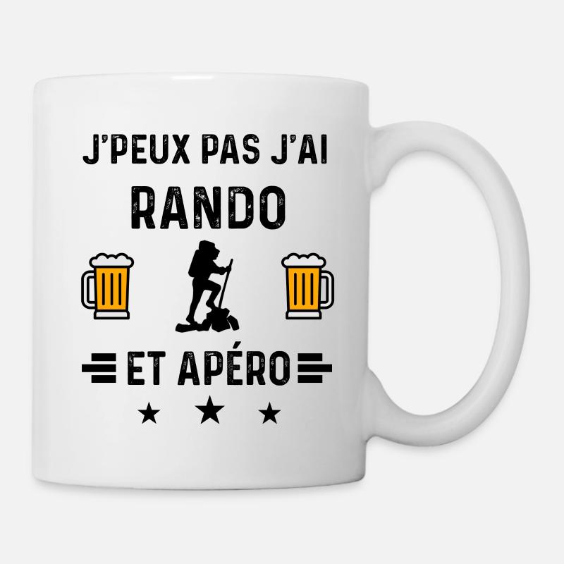 j'peux pas rando apéro - Mug blanc - blanc