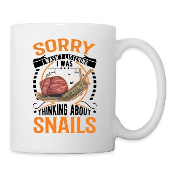 Snail Gift Vineyard Snail - Mug - white - Right