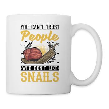 Snail Gift Vineyard Snail - Mug - white - Right