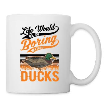 Amoureux du canard cadeau éleveur de canard - Mug blanc - blanc - Droite
