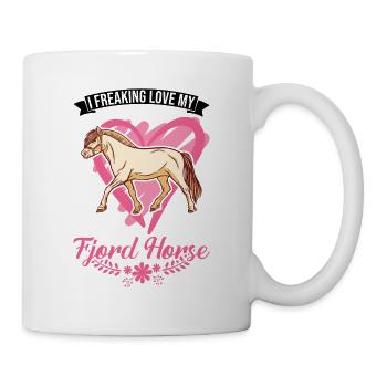 Fjord Horse Norwegian Horse Fjord Horse - Mug - white - Right