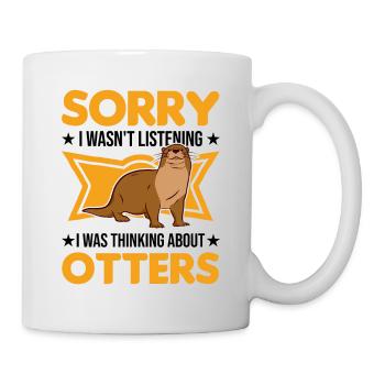 Loutre Cadeau Loutre Loutre Loutre Loutre de mer - Mug blanc - blanc - Droite