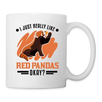 J’aime vraiment Red Pandas Roter Panda - Mug blanc - blanc - Droite