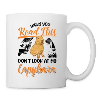 Capybara Gift Capibara capybara - Mug - white - Right