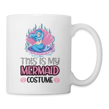 Ceci est mon costume de sirène - Mug blanc - blanc - Droite