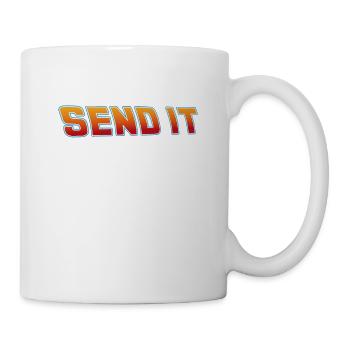 Retro Send It Extremsportarten - Tasse - Weiß - Rechts
