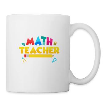 I Am A Retired Math Teacher Education School - Mug - white - Right