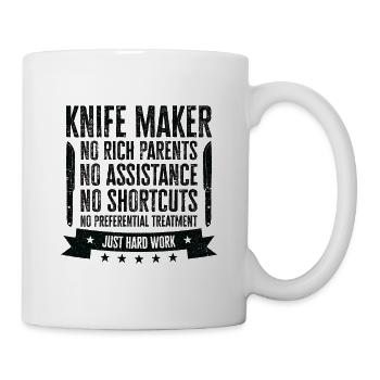 Knifemaking Knife Making Bladesmith Smithing Knife - Mug - white - Right