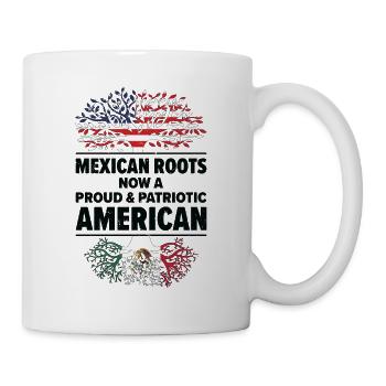 Born Mexican Mexico American USA Citizenship - Mug - white - Right