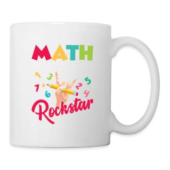 Math Teacher Summer Edition Education School - Tasse - Weiß - Rechts