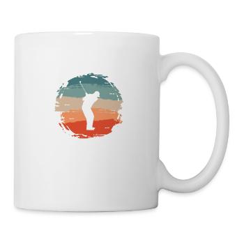 Ce gaucher a un jeu de golf - Mug blanc - blanc - Droite