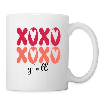 Xoxo Y’all - Mug blanc - blanc - Droite
