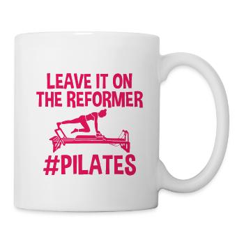 Leave It On The Reformer #Pilates 2 - Tasse - Weiß - Rechts