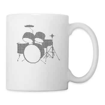 Percussion - Mug blanc - blanc - Droite