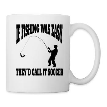 Fishing Fishing Fishing Fishing Fishing Hooks - Mug - white - Right