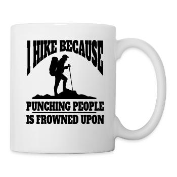 Hiking Mountain hiking Mountain hikers Hike - Mug - white - Right