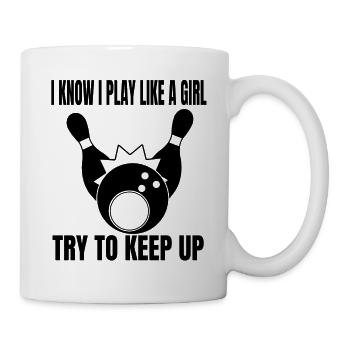 Bowling Bowling club Bowling bowling club Bowling club - Mug - white - Right