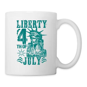 LIBERTY 4. JULI - Tasse - Weiß - Rechts