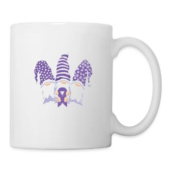 Gnome Epilepsie Ruban Violet Épileptique - Mug blanc - blanc - Droite