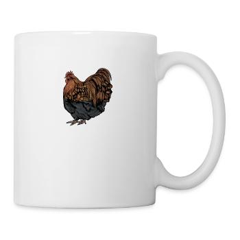 Brahma Hühner I Chicken Geflügel Motiv für - Tasse - Weiß - Rechts