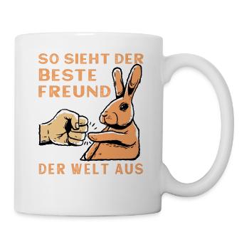 So sieht der beste Freund der Welt aus - Tasse - Weiß - Rechts