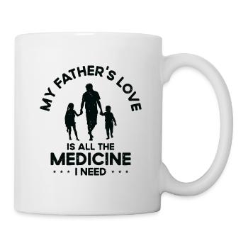 Meilleur père de médecine amour grand-père de la famille grand-père - Mug blanc - blanc - Droite