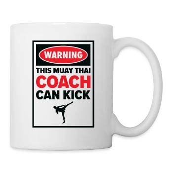 Muay Thai Coach Kickboxing Instructor Martial Arts - Mug - white - Right