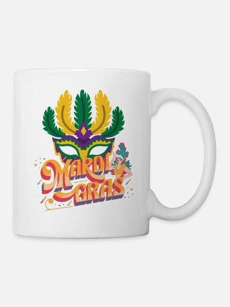 MARDI GRAS FESTIVAL - Tasse - Weiß
