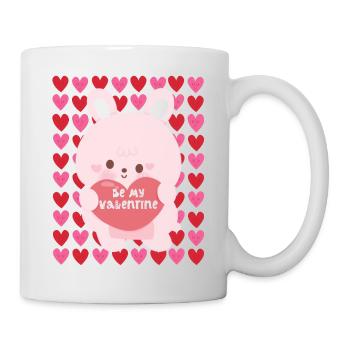 SOIS MA VALENTINE - Mug blanc - blanc - Droite