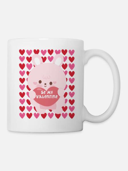 SEI MEIN VALENTINSTAG - Tasse - Weiß
