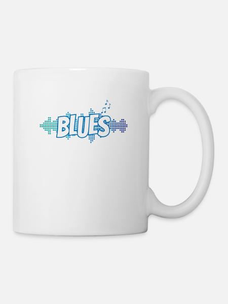 Blues Music Genre Trumpet Jazz - Mug - white