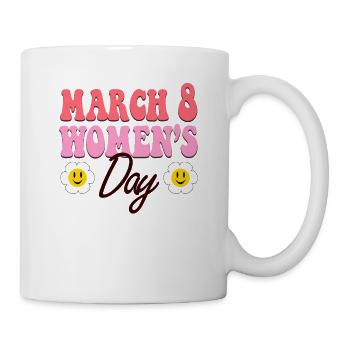 March 8 International Womens Day - Mug - white - Right
