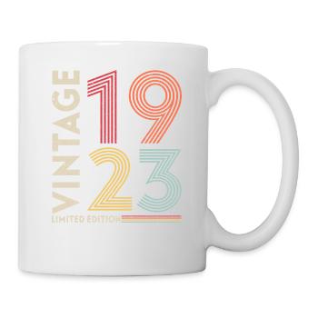 Original 1923 Vintage Vintage Anniversaire Rétro - Mug blanc - blanc - Droite