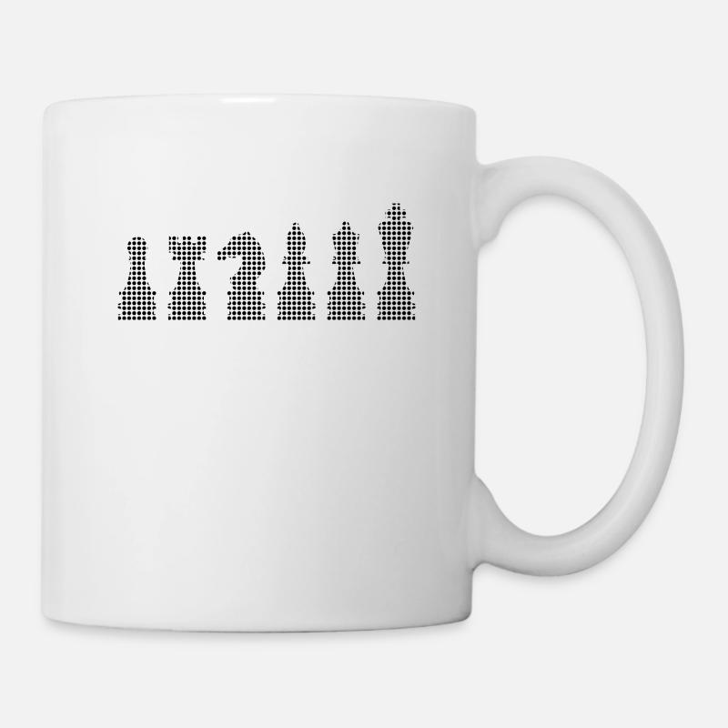 Schach - Tasse - Weiß