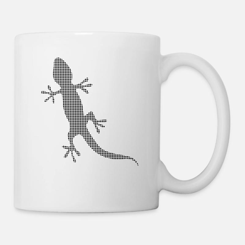Eidechse - Tasse - Weiß