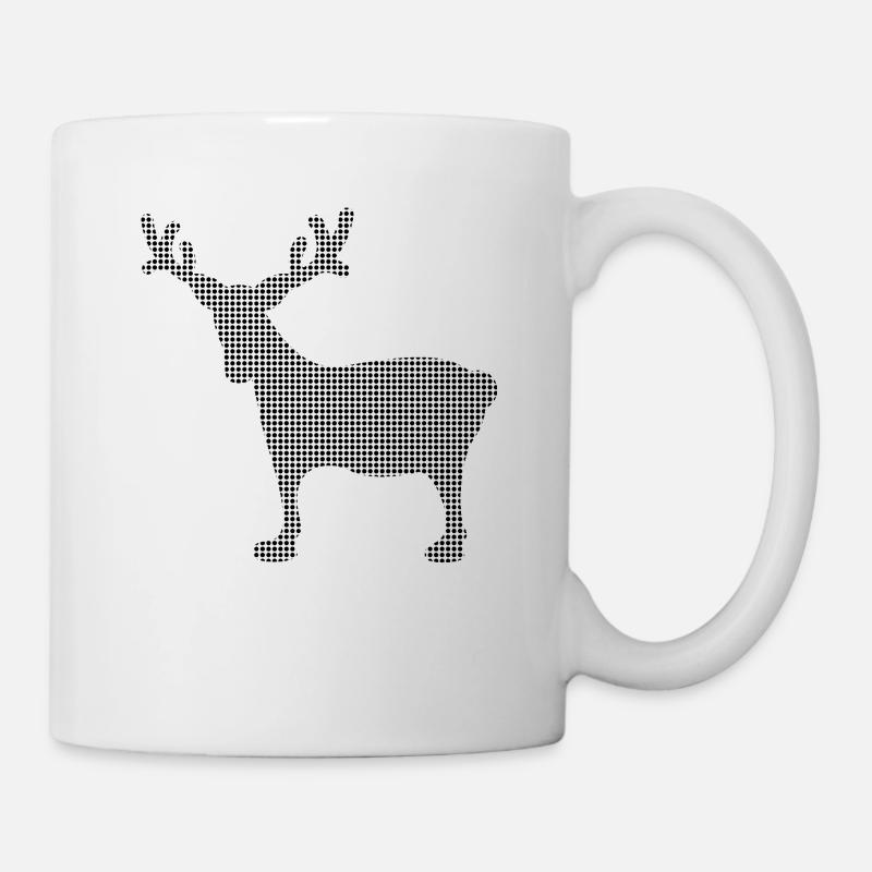 Elch - Tasse - Weiß