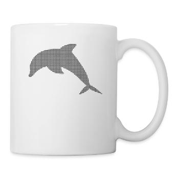 Dauphin - Mug blanc - blanc - Droite