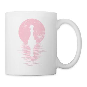 Jeu de club d’échecs Cheval Pièce d’échecs Hommes + Femmes - Mug blanc - blanc - Droite