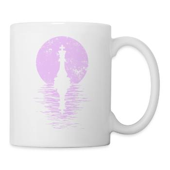 Jeu de club d’échecs Cheval Pièce d’échecs Hommes + Femmes - Mug blanc - blanc - Droite
