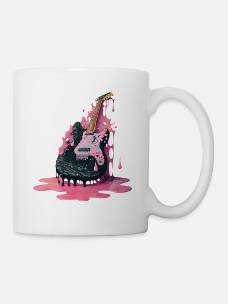 Tolle Damen, Kindergitarrenmusik macht Spaß - Tasse - Weiß