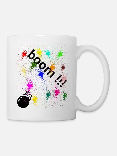 dröhnen - Tasse - Weiß