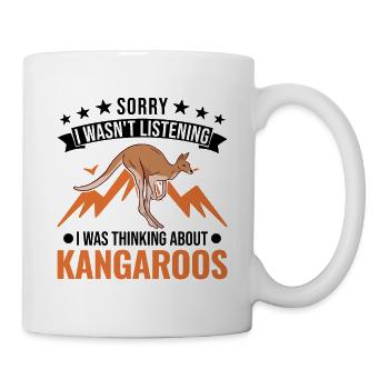 Kangourou australien Kangourou australien - Mug blanc - blanc - Droite