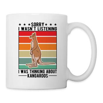 Kangourou australien Kangourou australien - Mug blanc - blanc - Droite