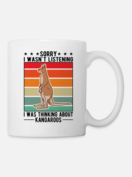 Australisches Känguru Australien Kangaroo - Tasse - Weiß