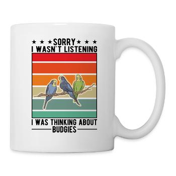 Budgerigar Cadeau Welli Perruche - Mug blanc - blanc - Droite